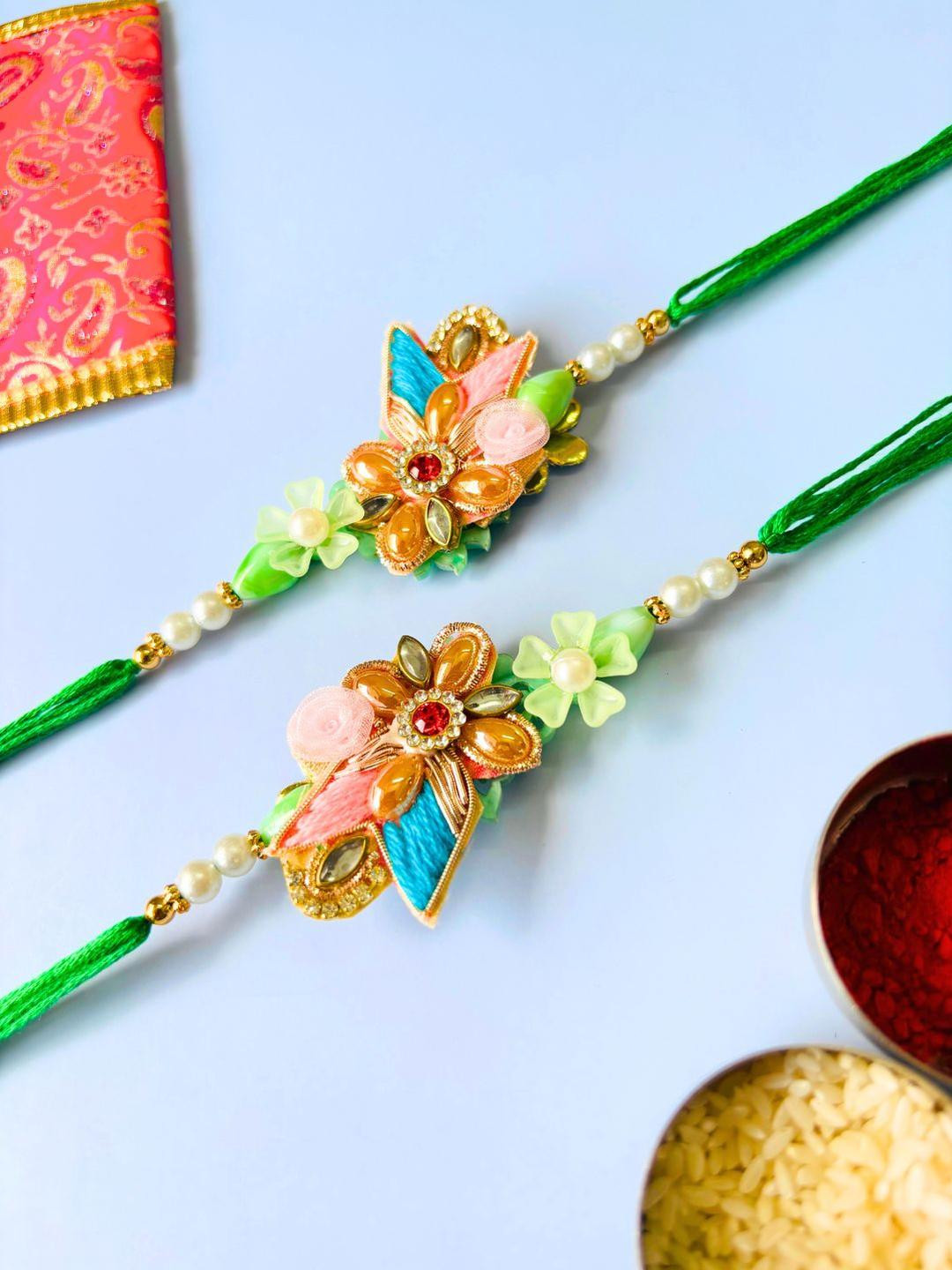 Sangria Unisex Multi Wraparound Rakhi