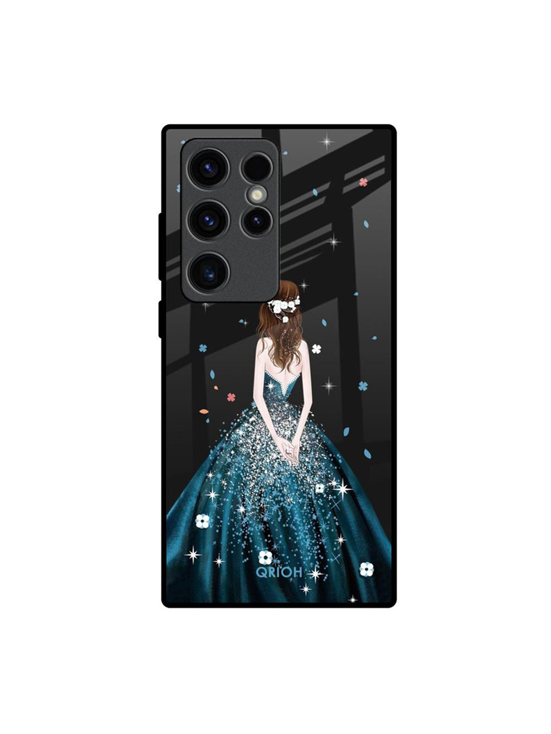 QRIOH Queen Of Fashion Quirky Printed Samsung Galaxy S23 Ultra 5G Silicone Back Case