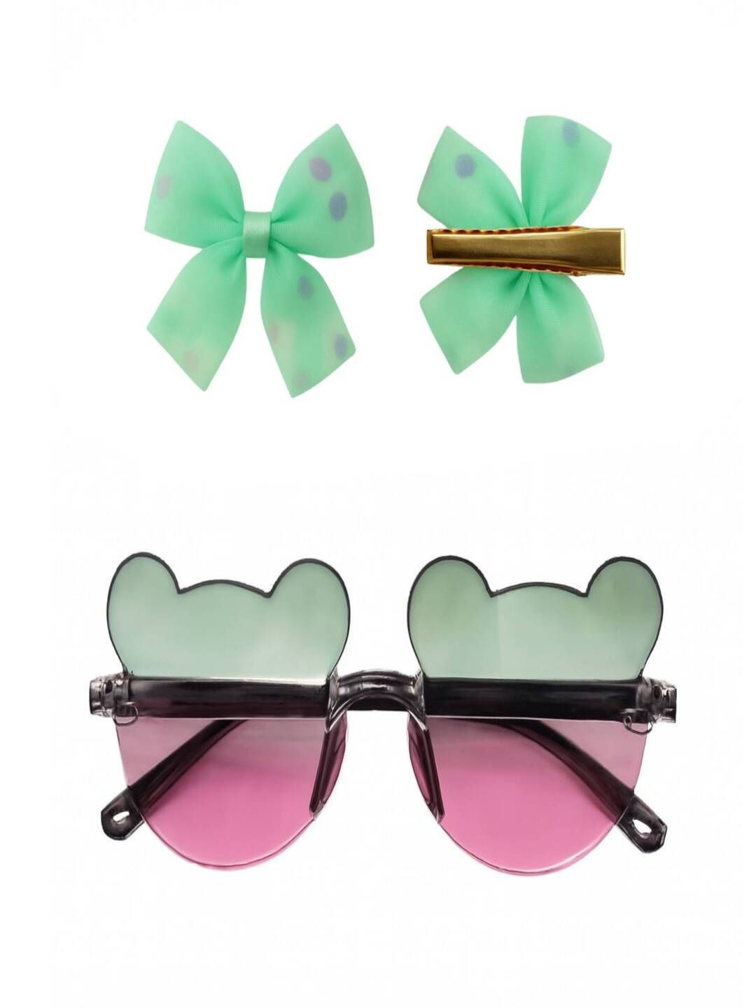 AmazingKarts Girls Hair Accessory And Sun Goggles Set