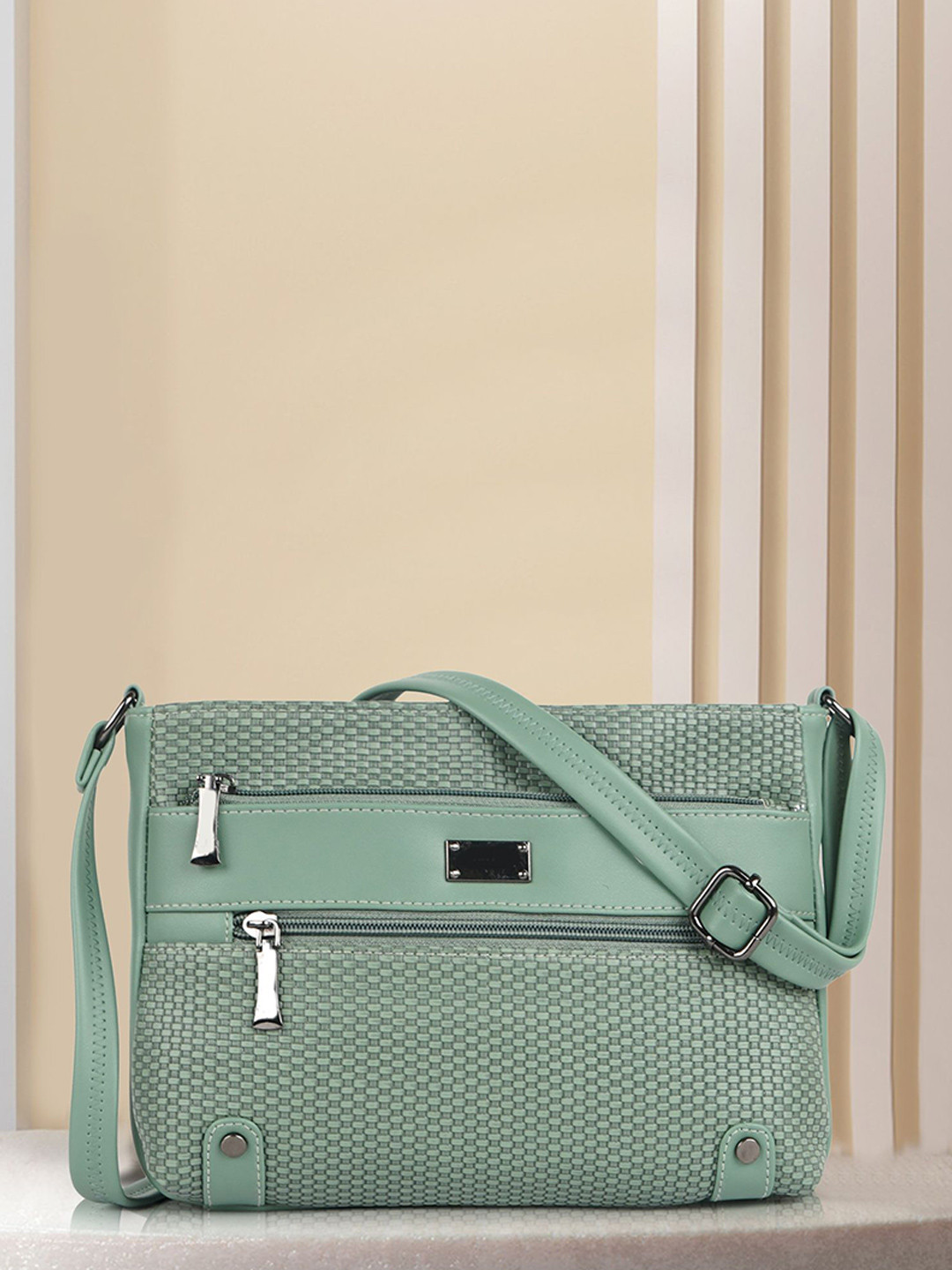 NORVE Women Textured Crossbody Sling Bag
