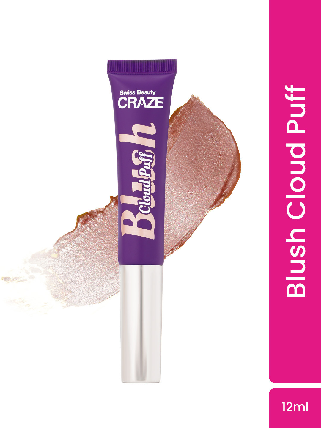 SWISS BEAUTY CRAZE Cloud Puff Blush - 12 ml - Lighting Rose