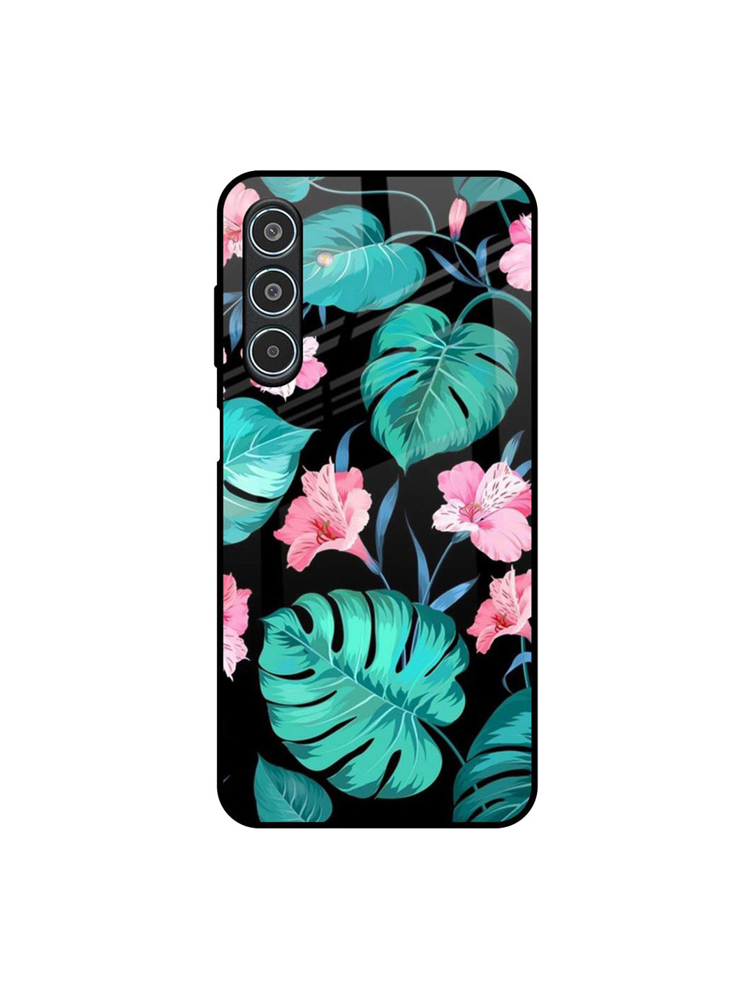 QRIOH Floral Printed Samsung Galaxy M35 5G Back Case Mobile Accessories