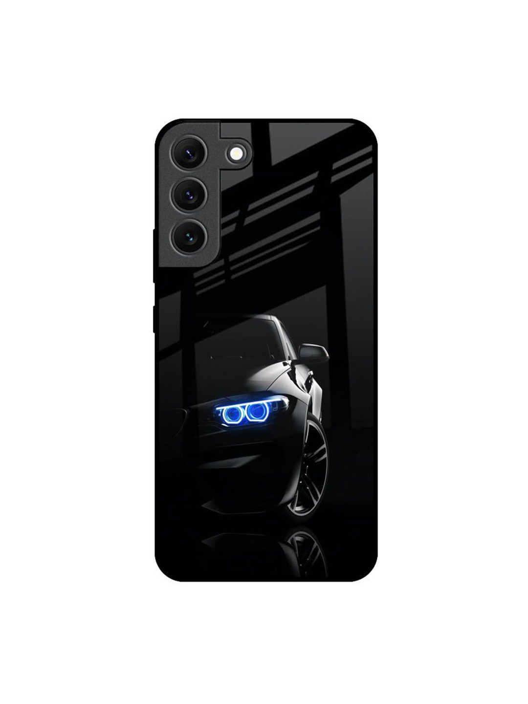 QRIOH Car In Dark Printed Samsung Galaxy S22 5G Silicone Back Case