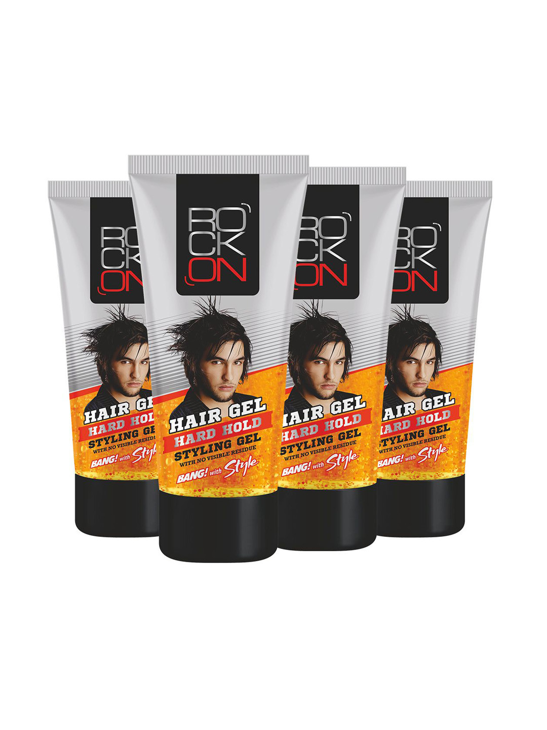 Rock on Set Of 4 Hair Styling Gel For Strong Hold - 60 g Each