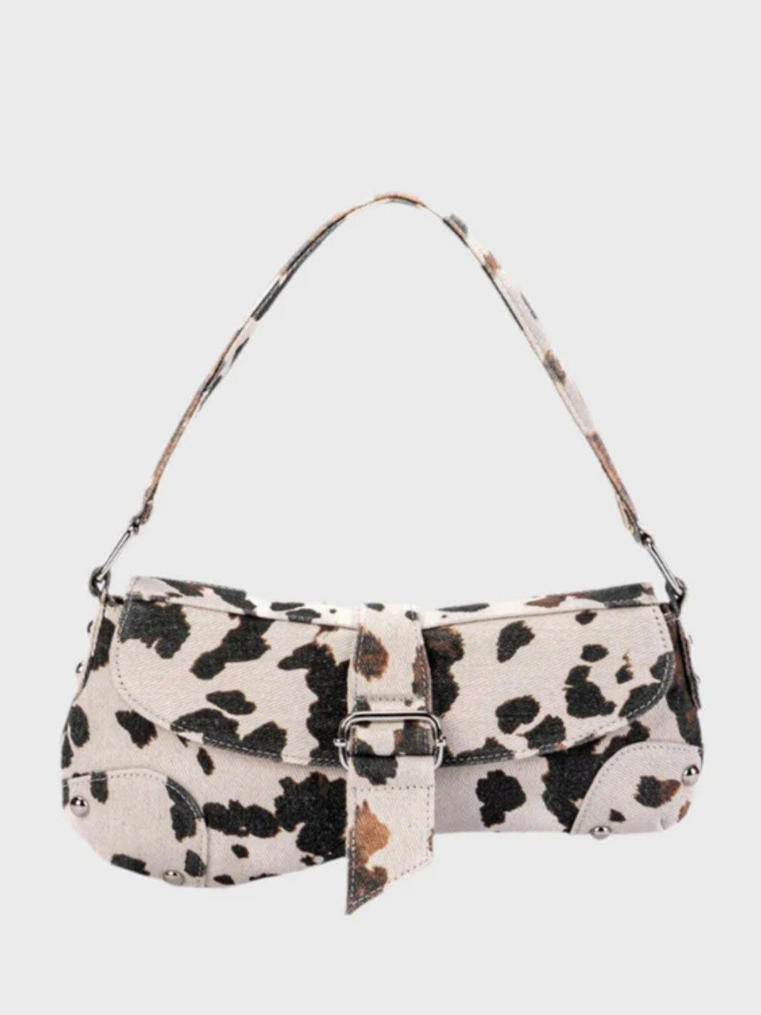 MARGERITA Women Animal Structured Buckle Detail Handheld Bag