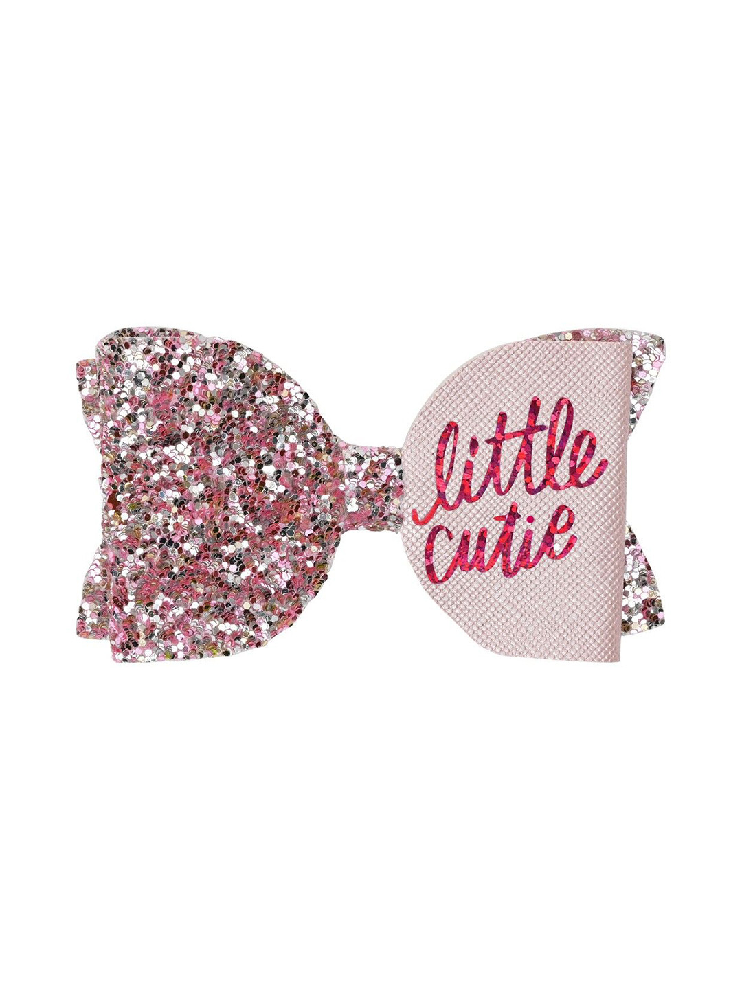 Aye Candy Girls Little Cutie Text Bow on Aligator Clip Hair Accessory