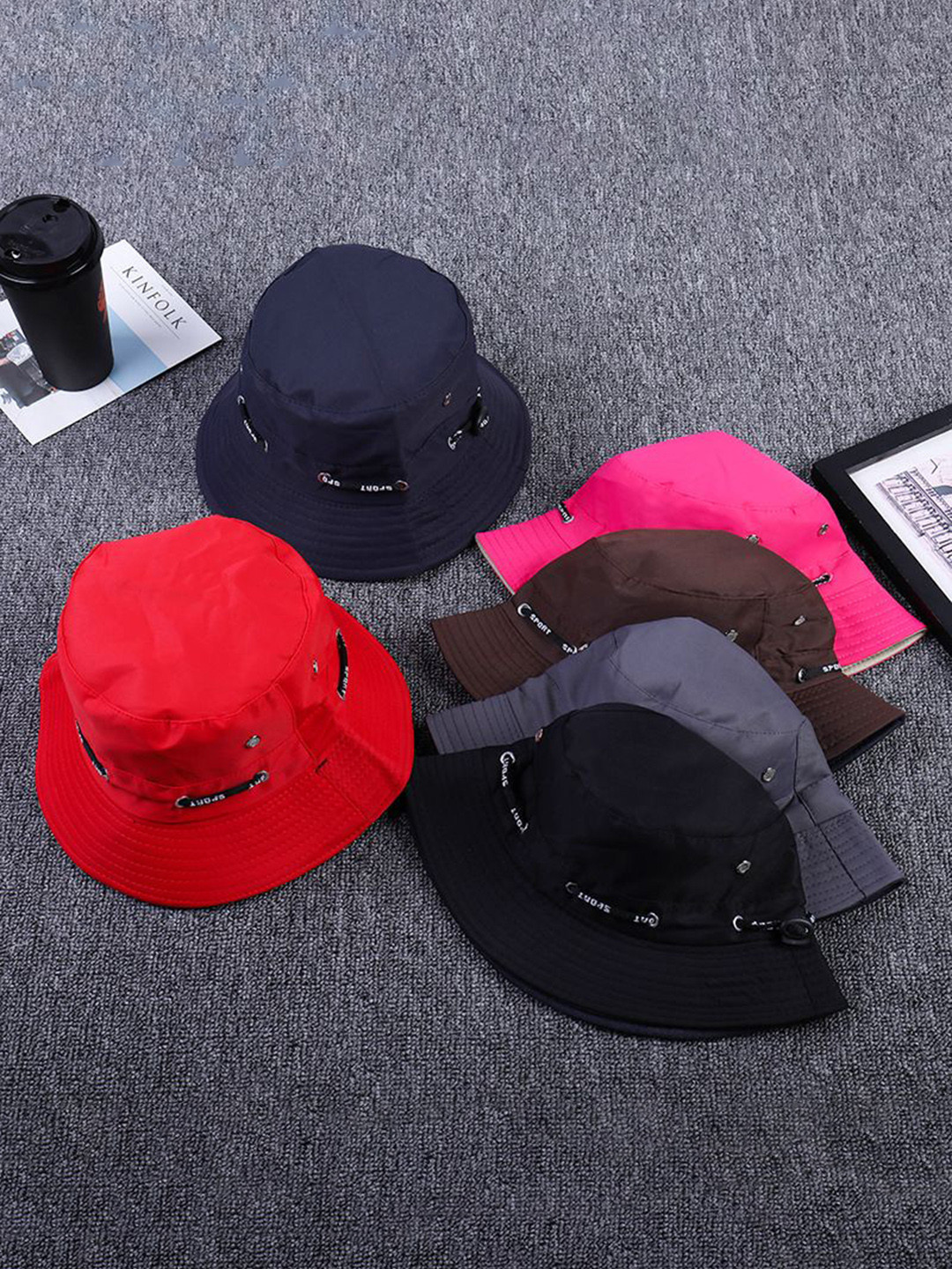 Infispace Women Grey Solid Sun Hat
