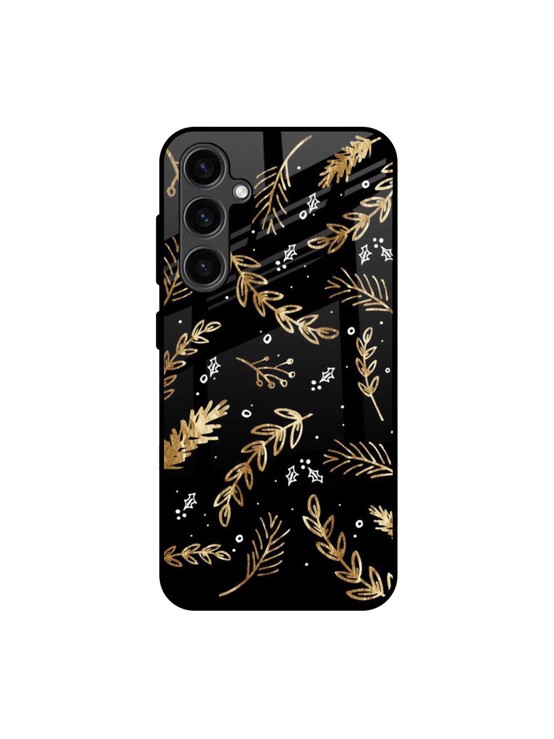 QRIOH Floral Autumn Leaves Printed Samsung Galaxy S23 FE 5G Back Case