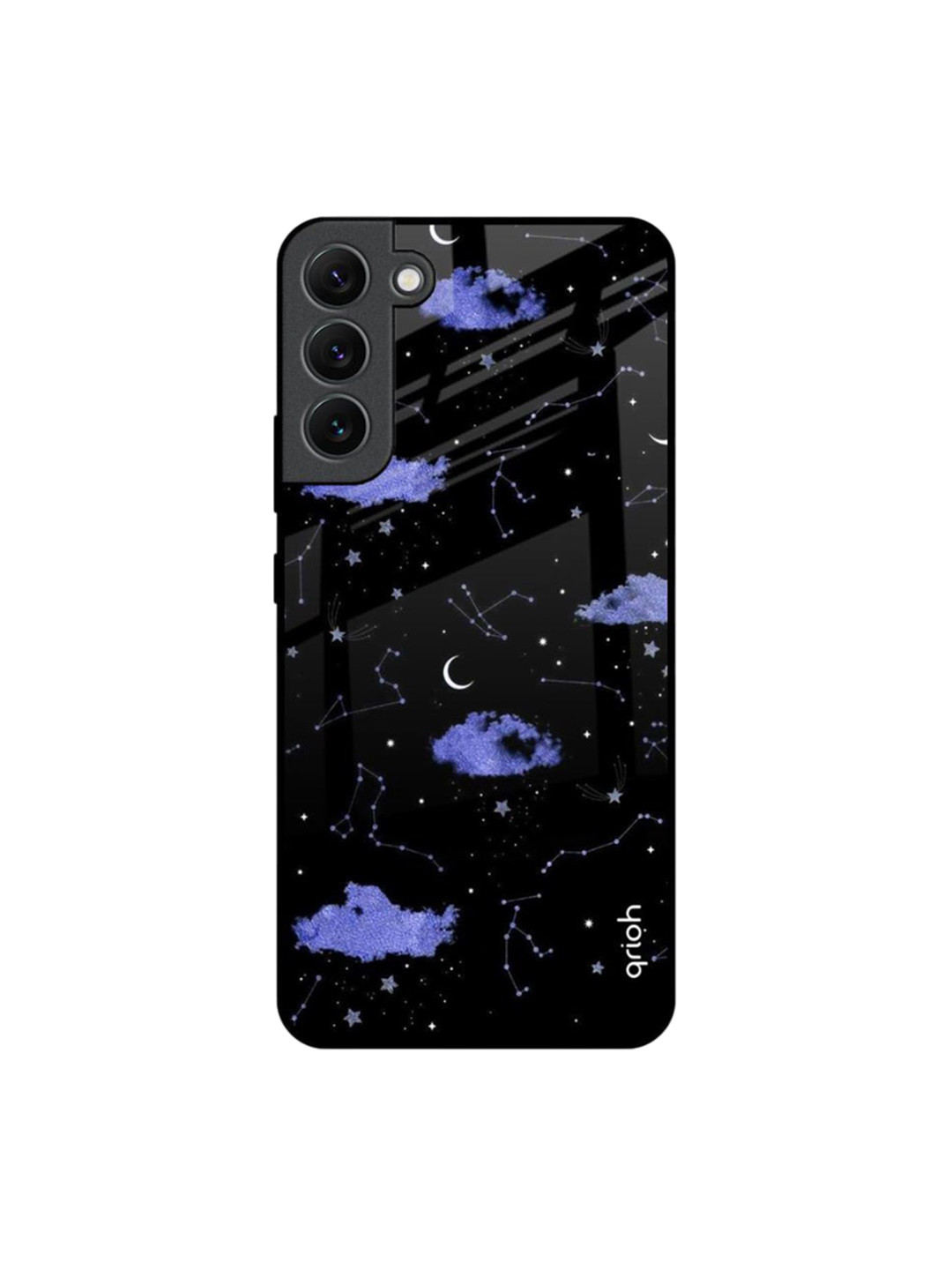 QRIOH Quirky Printed Samsung Galaxy S22 Plus Silicone Constellations Back Case
