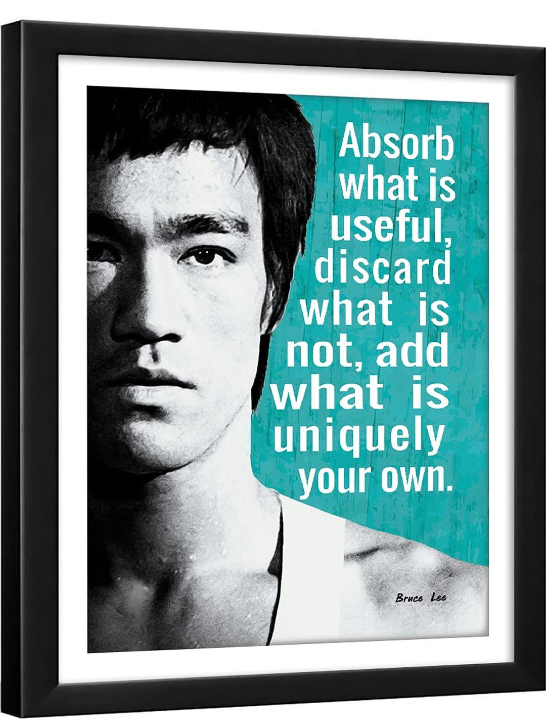 Chaka Chaundh Bruce Lee Quotes Wall Art