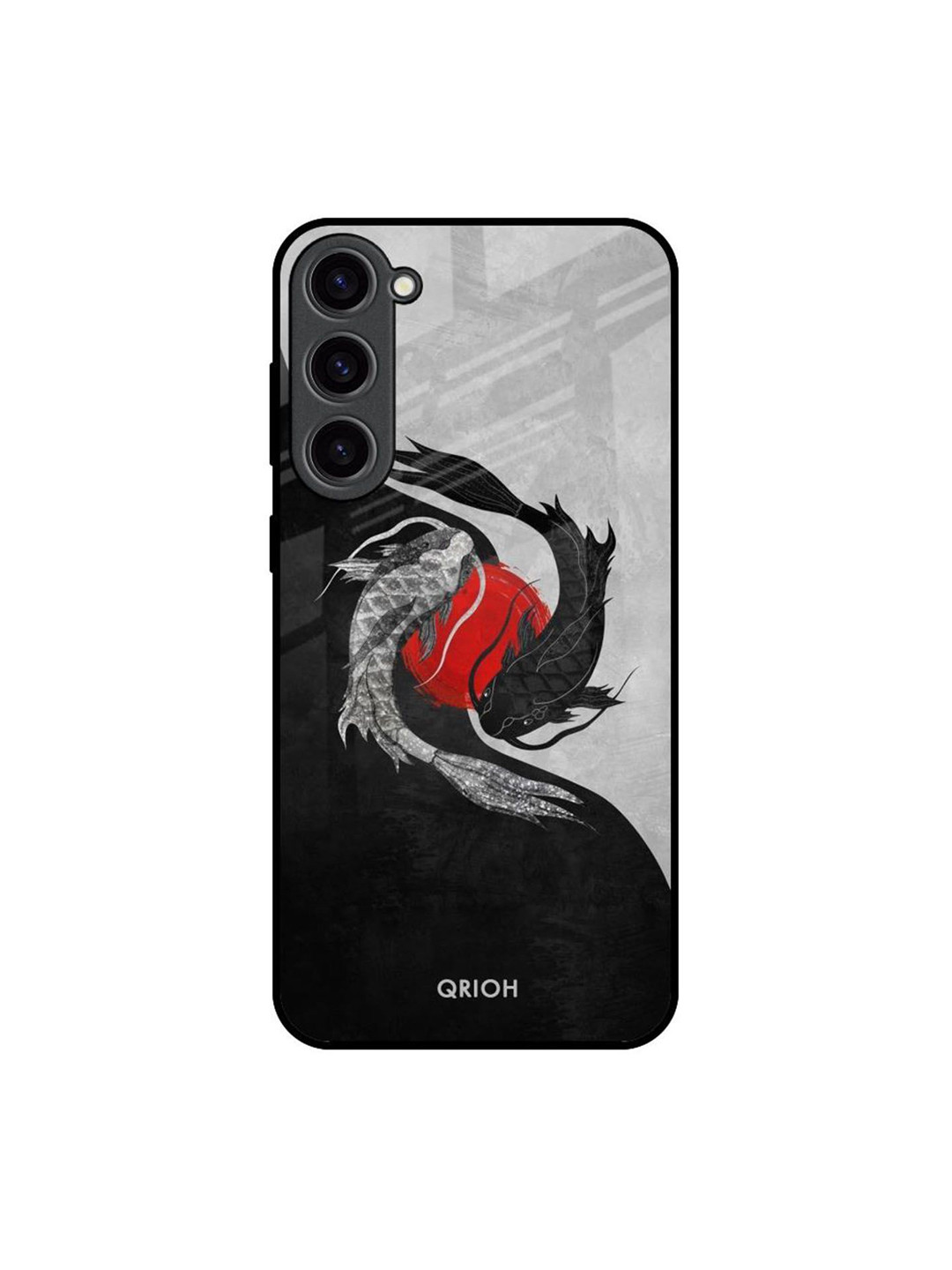 QRIOH Japanese Art Printed Lightweight Silicone Samsung Galaxy S23 Plus 5G Back Case
