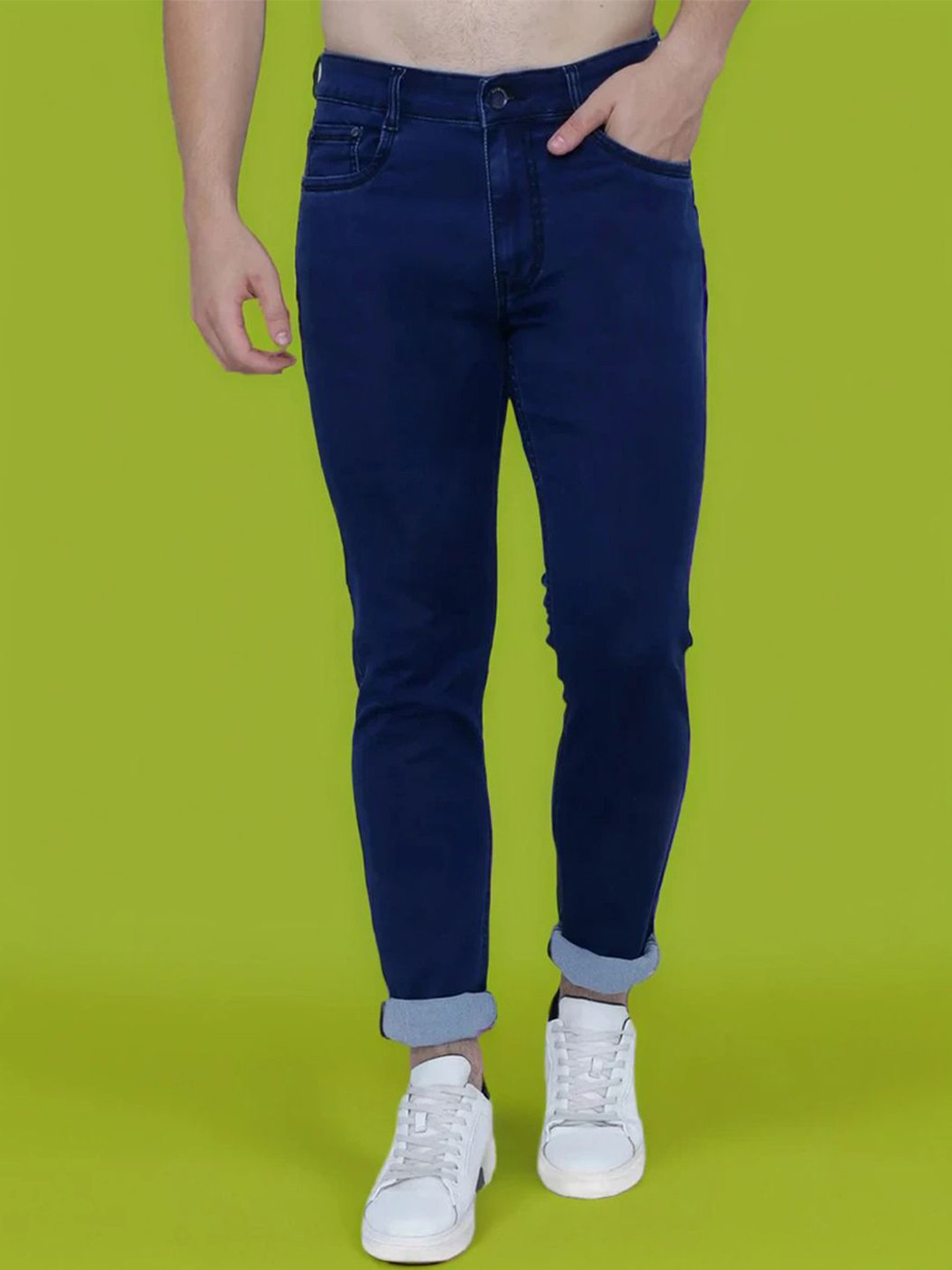 AWACK Men Comfort Regular Fit High-Rise Light Weight Soft Feel Stretchable Jeans