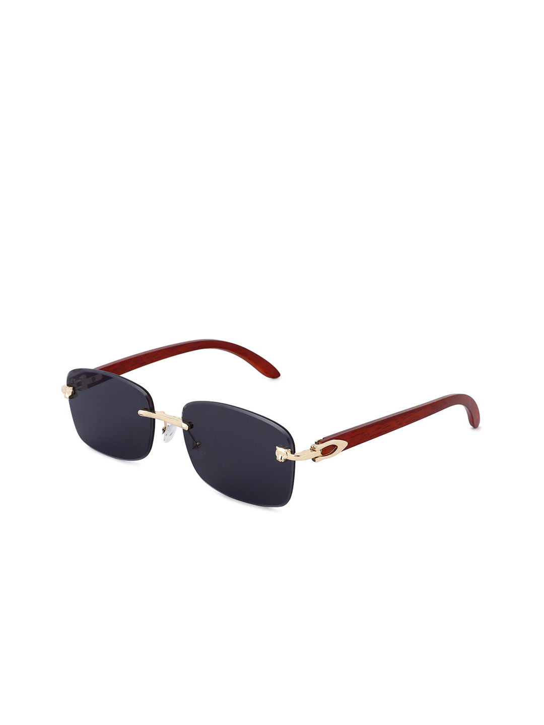 HASHTAG EYEWEAR Unisex Rectangle Sunglasses with UV Protected Lens RL-125162