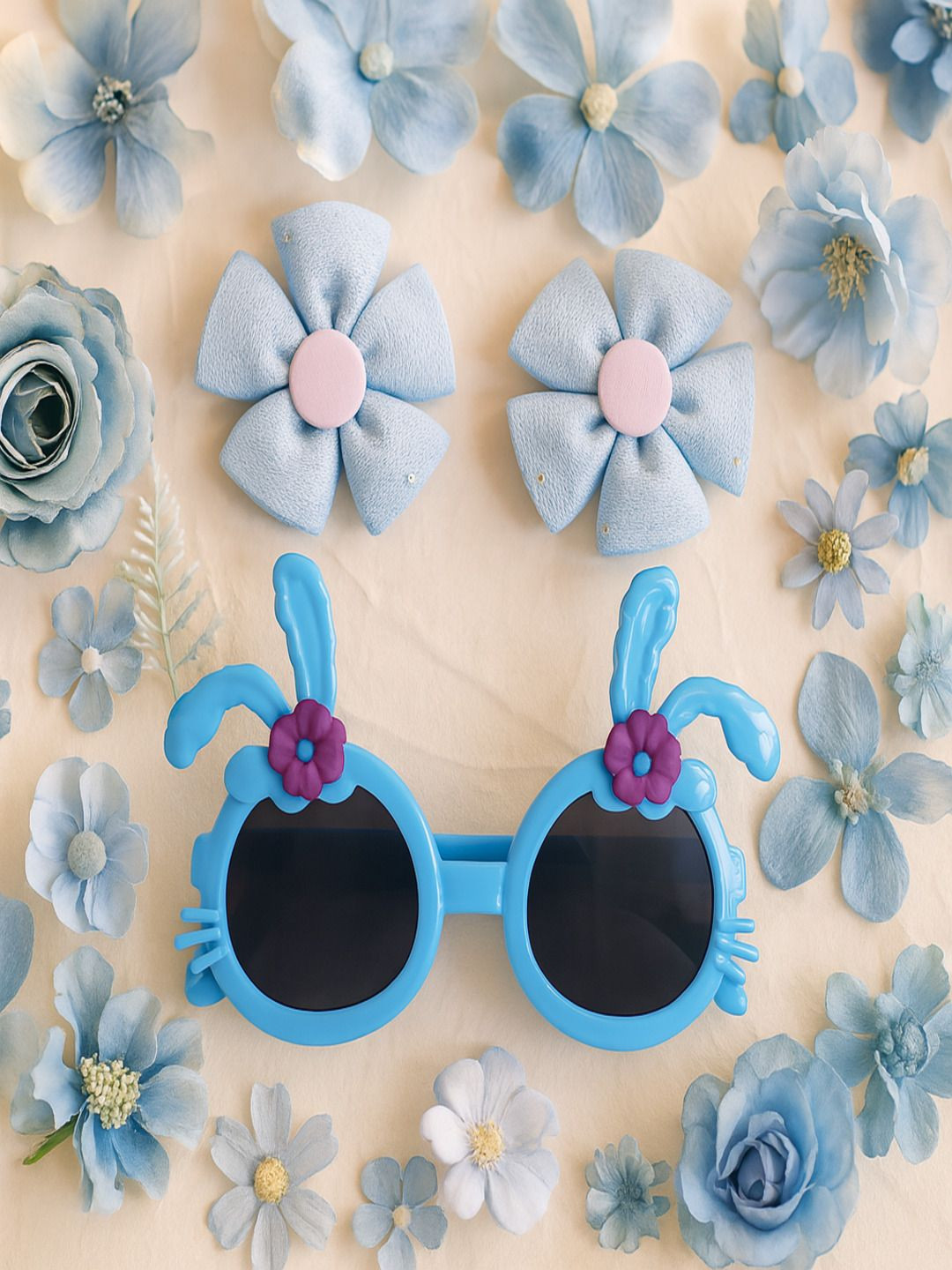 AmazingKarts Girls Cute Bow Hair Clip Accessory with Sun Goggles Design