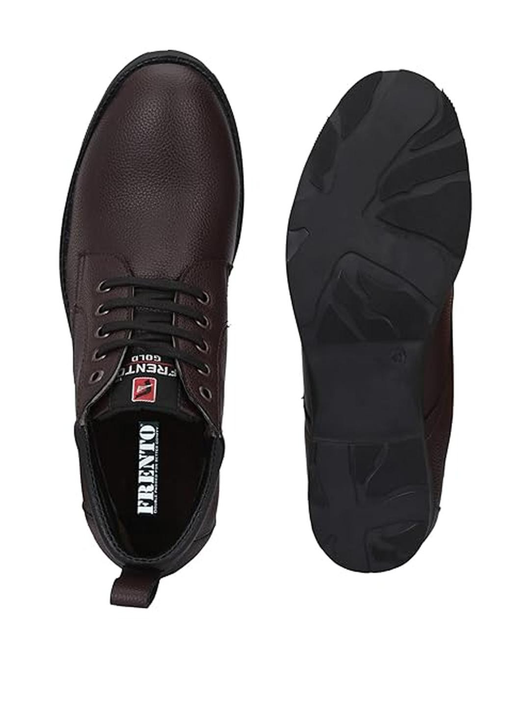 FRENTO Men Leather Sneakers