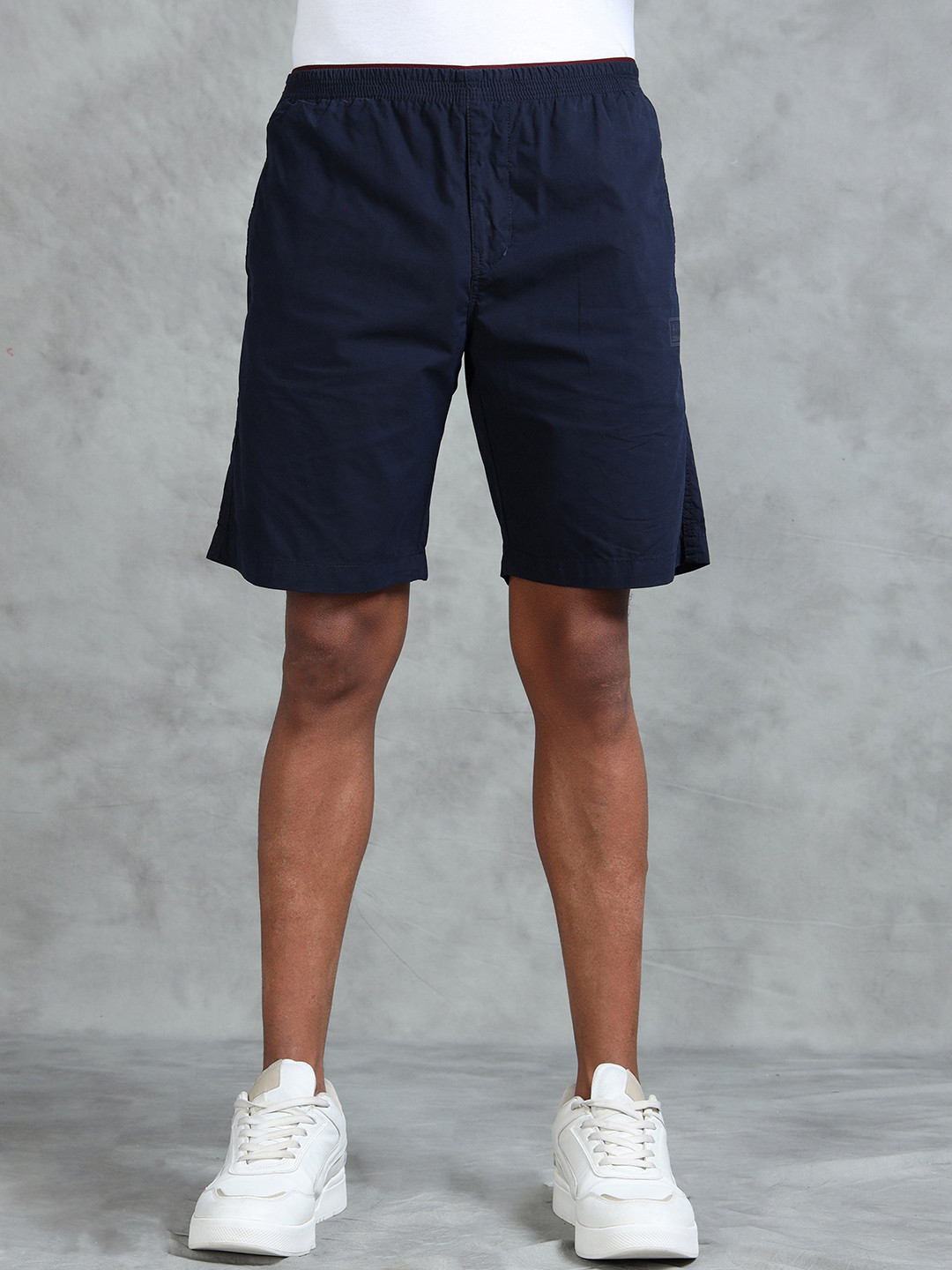 beevee Men Cotton Solid Regular Fit Running Shorts