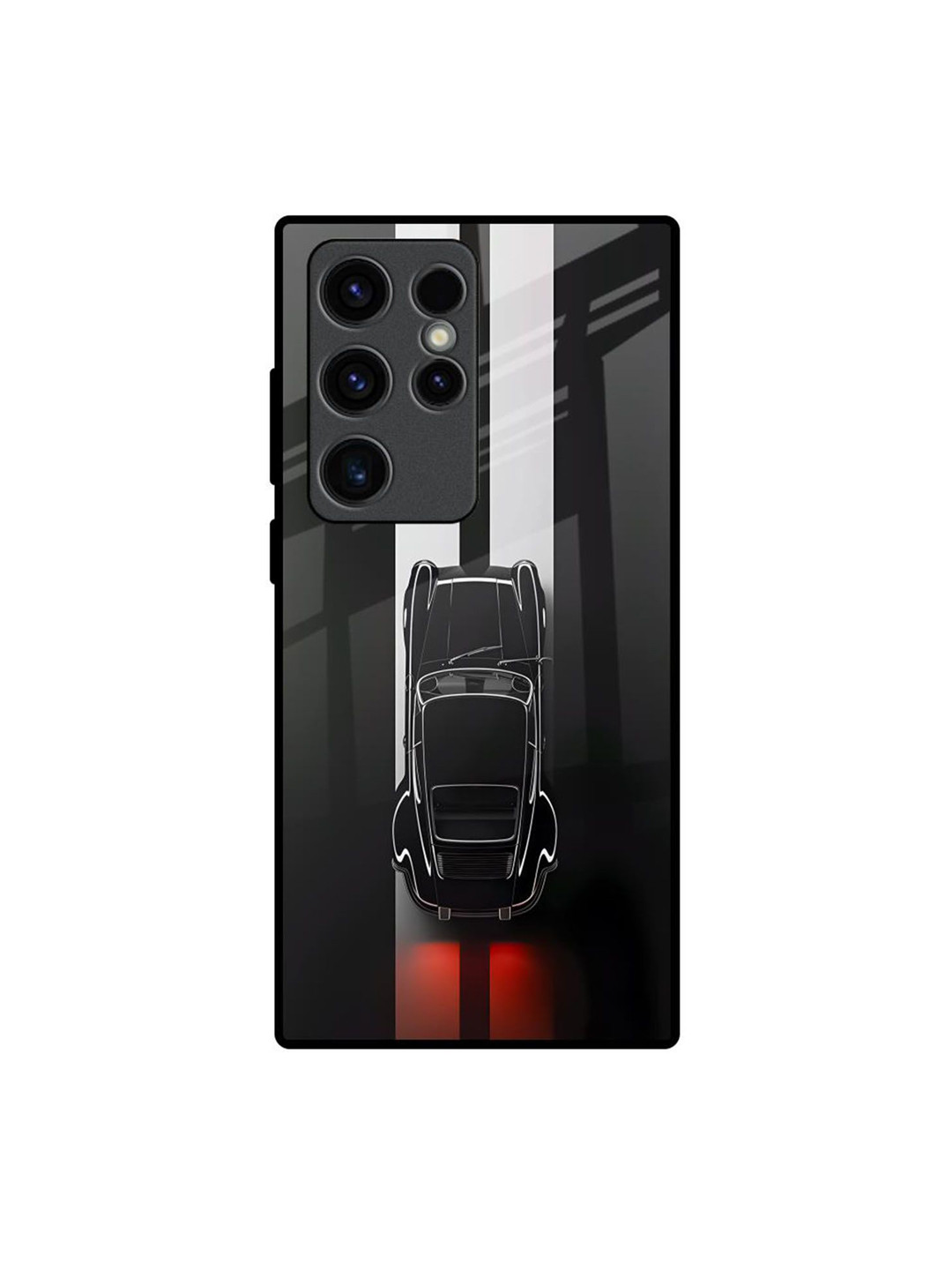 QRIOH Shadow Flash Printed Lightweight Silicone Samsung Galaxy S23 Ultra 5G Back Case