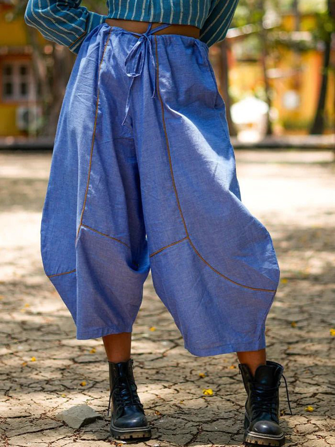 Prathaa Women Meher Loose Fit Harem Pants