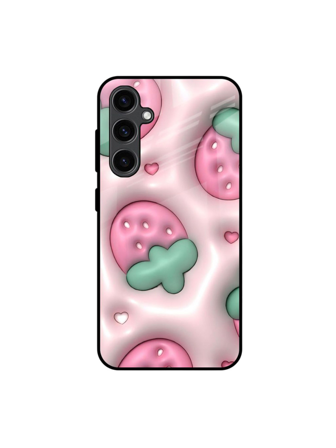 QRIOH Loveberry Bliss Printed Samsung Galaxy S23 FE 5G Silicone Back Case