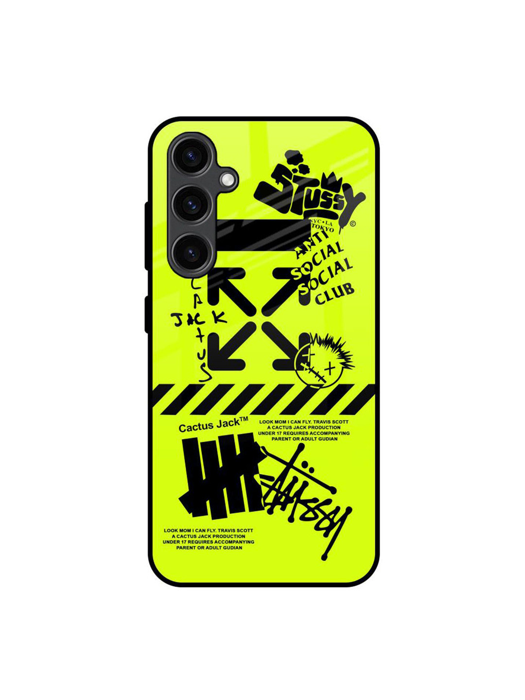 QRIOH Jack Club Quirky Printed Samsung Galaxy S23 FE 5G Silicone Back Case