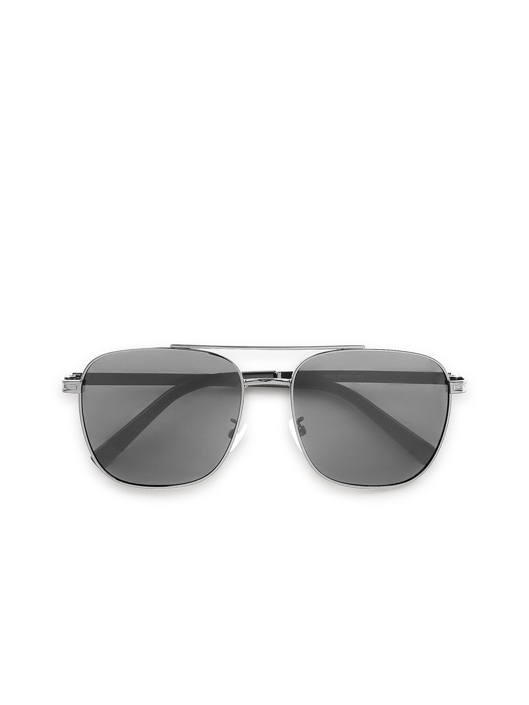 HASHTAG EYEWEAR Men Square Sunglasses with Polarised Lens SEWA-1380072-GUN-BLK