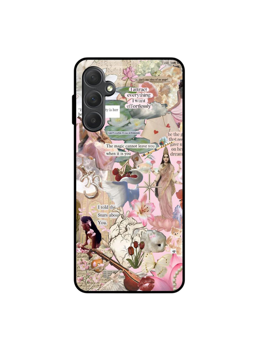 QRIOH Goddess Of Elegance Printed Silicone Samsung Galaxy M54 5G Back Case