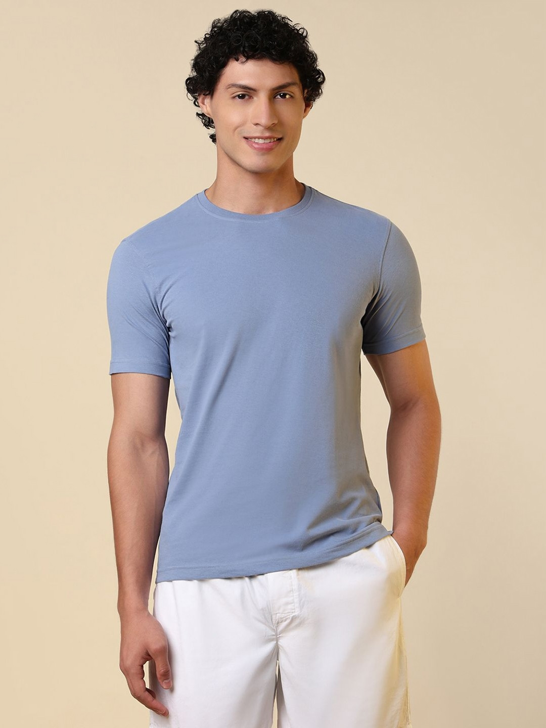 SleepZ by Raymond Round Neck Pure Cotton T-shirt