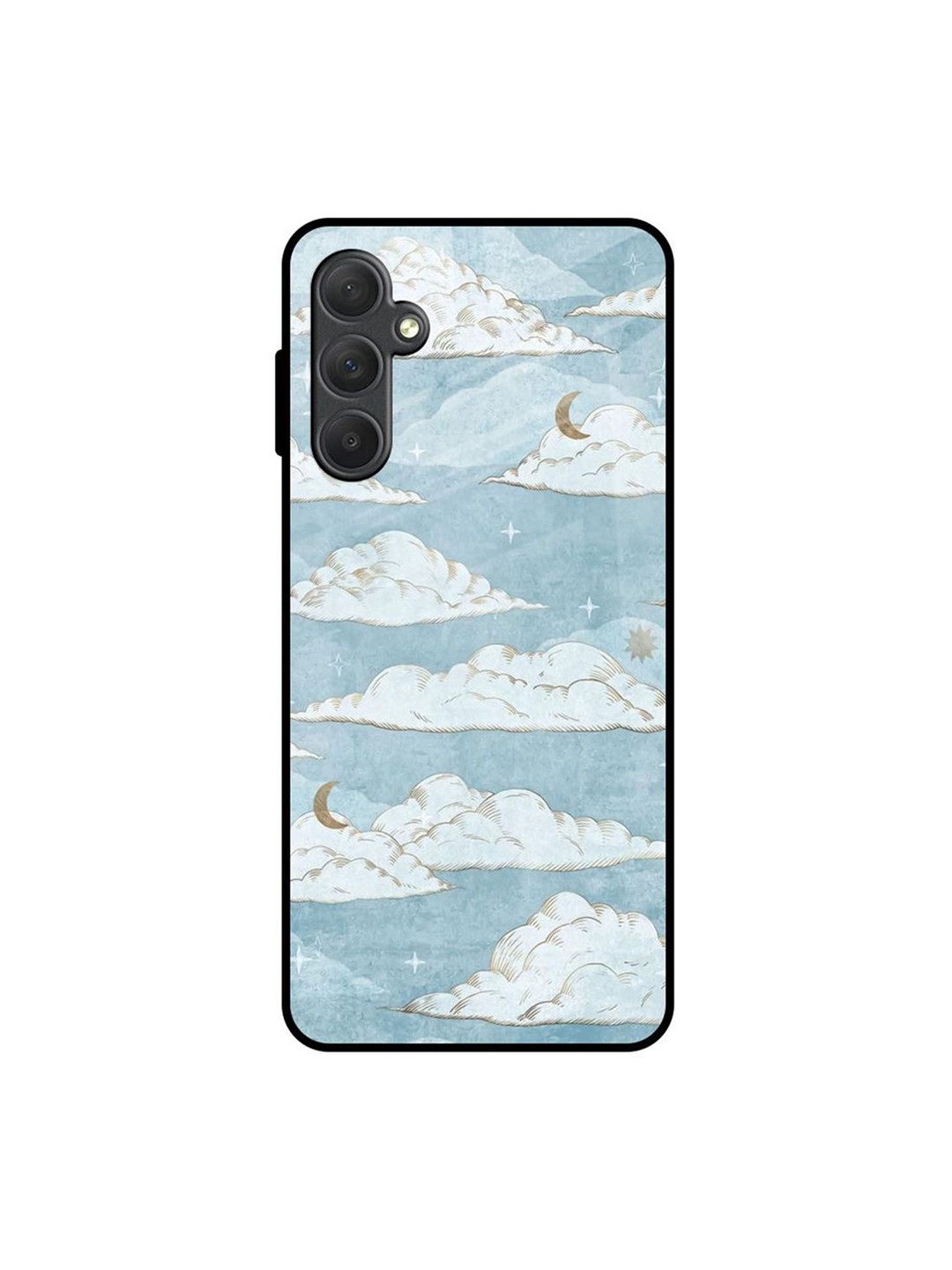 QRIOH Celestial Dreamscape Printed Lightweight Silicone Samsung Galaxy M54 5G Back Case
