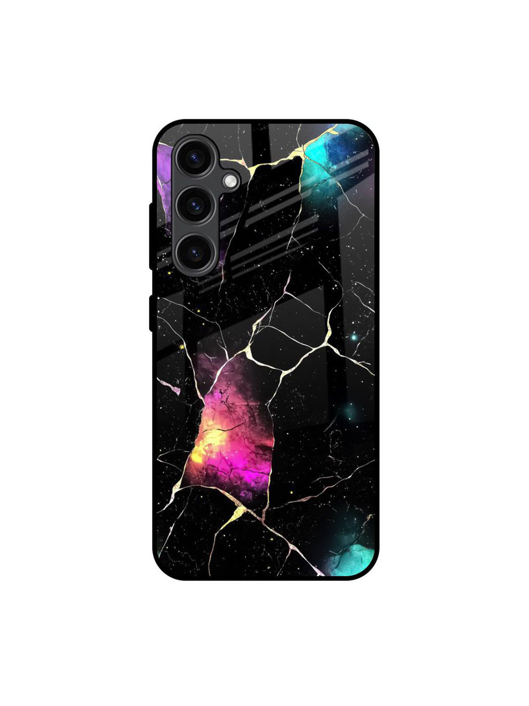 QRIOH Cosmic Canvas Printed Silicone Samsung Galaxy S23 FE 5G Back Case Mobile Accessories