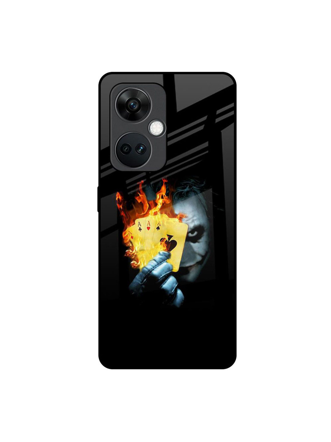 QRIOH Graphic Printed Sleek & Lightweight Silicone OnePlus Nord CE 3 5G Glass Back Case