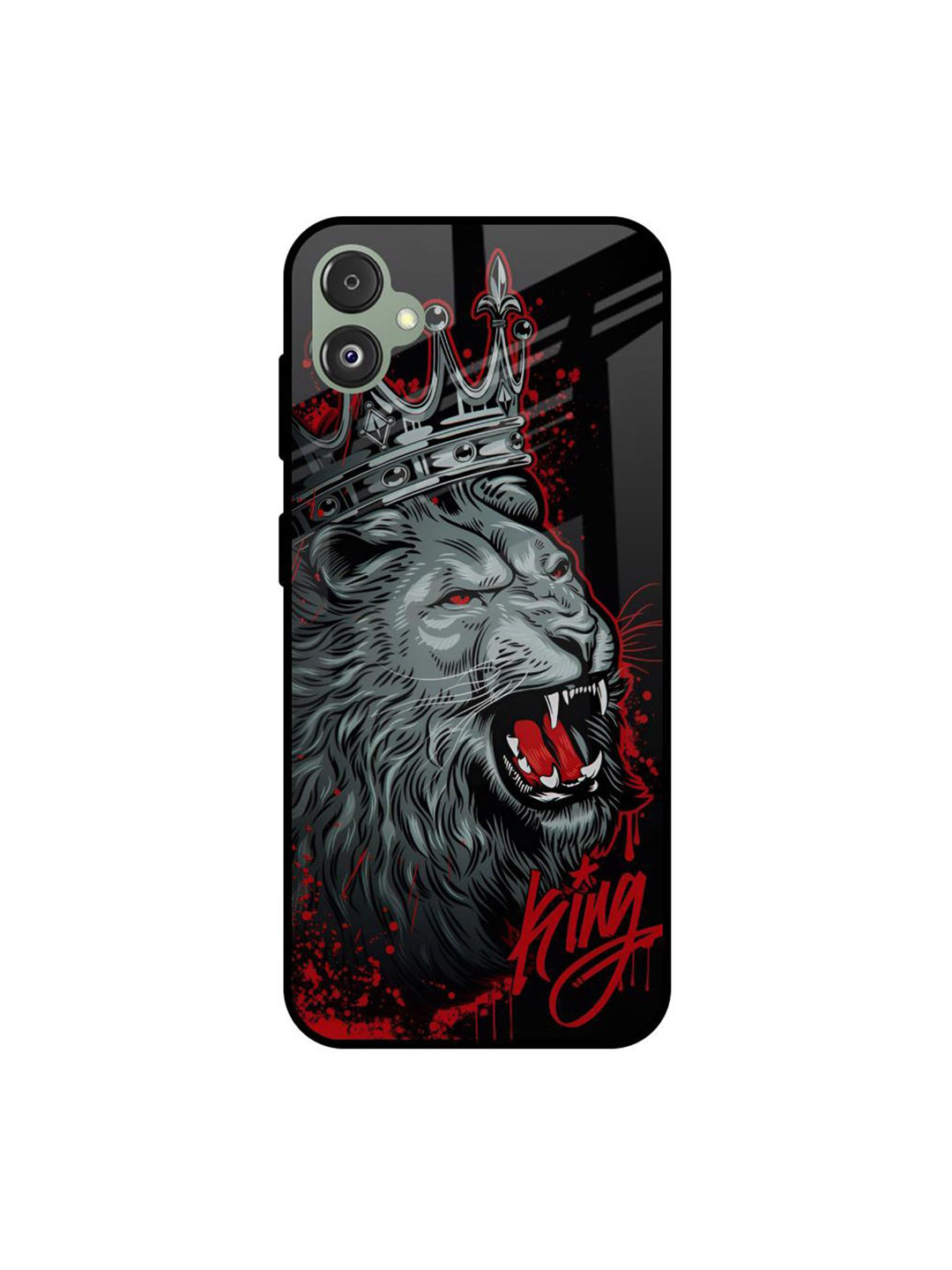 QRIOH Lion Printed Samsung Galaxy F14 5G Silicone Back Case