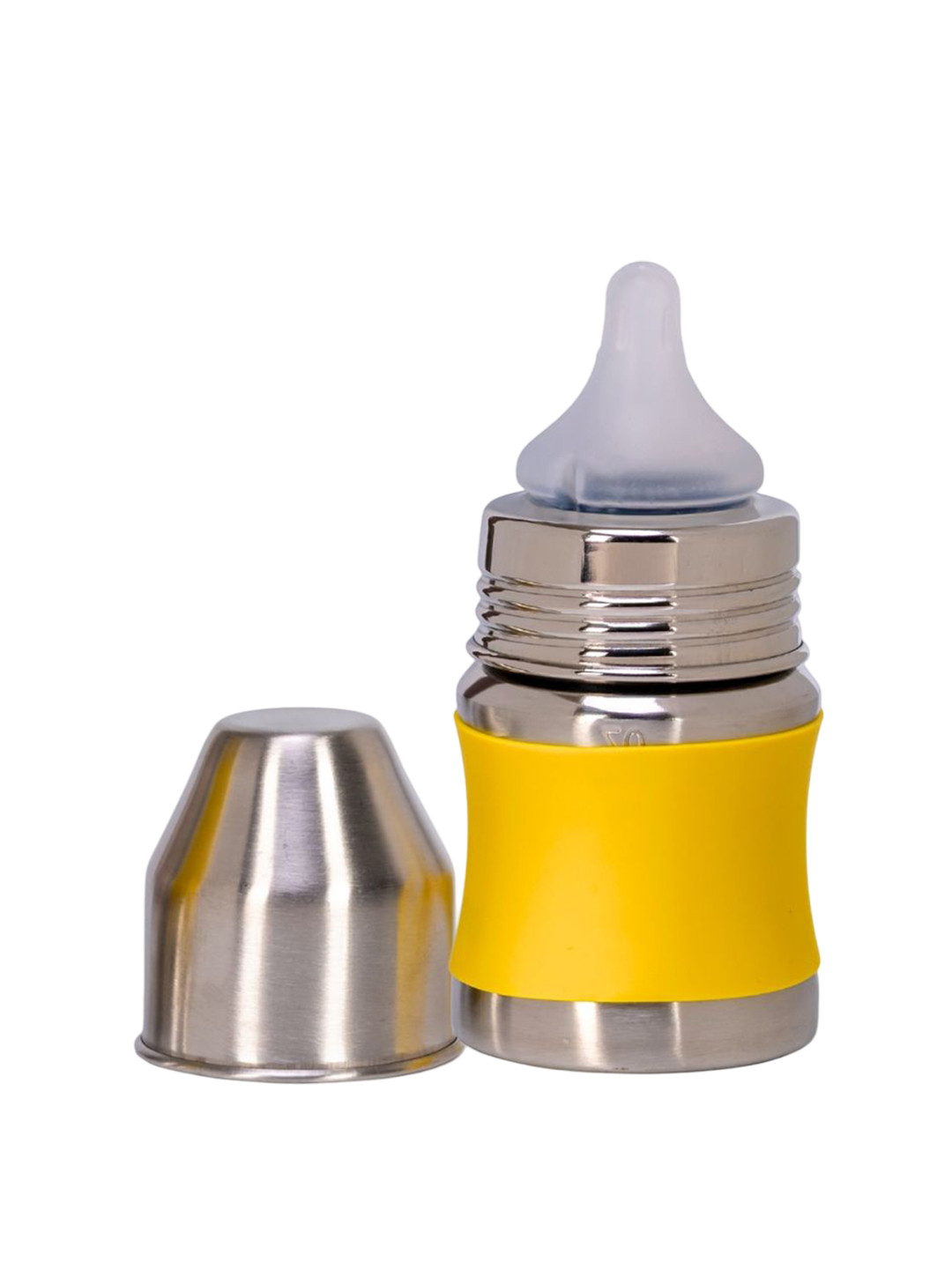 Adore Kids Koh Stainless Steel Feeding Bottle - 150 ml - Yellow