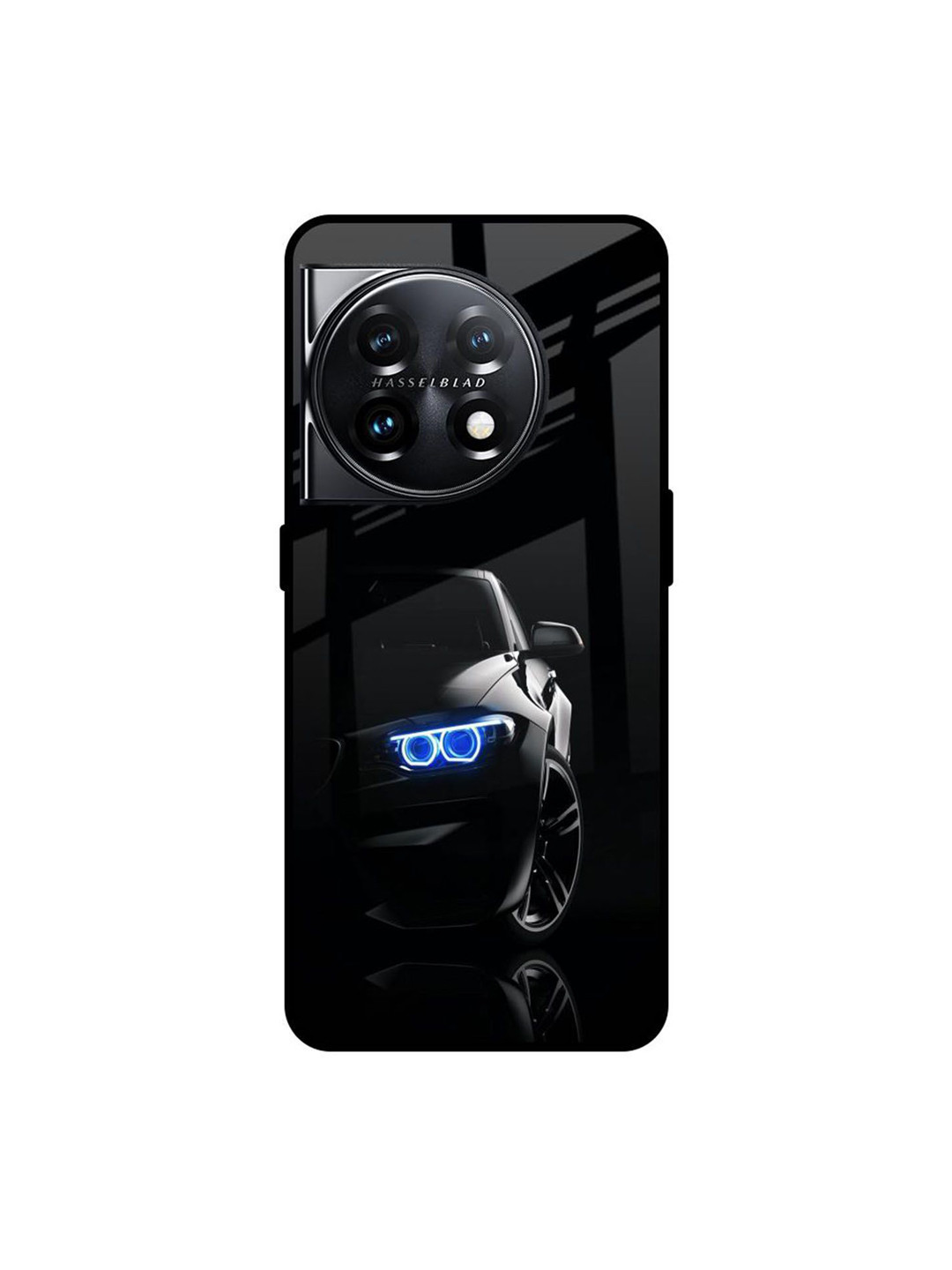 QRIOH Graphic Printed Sleek & Lightweight Silicone OnePlus 11 5G Glass Back Case