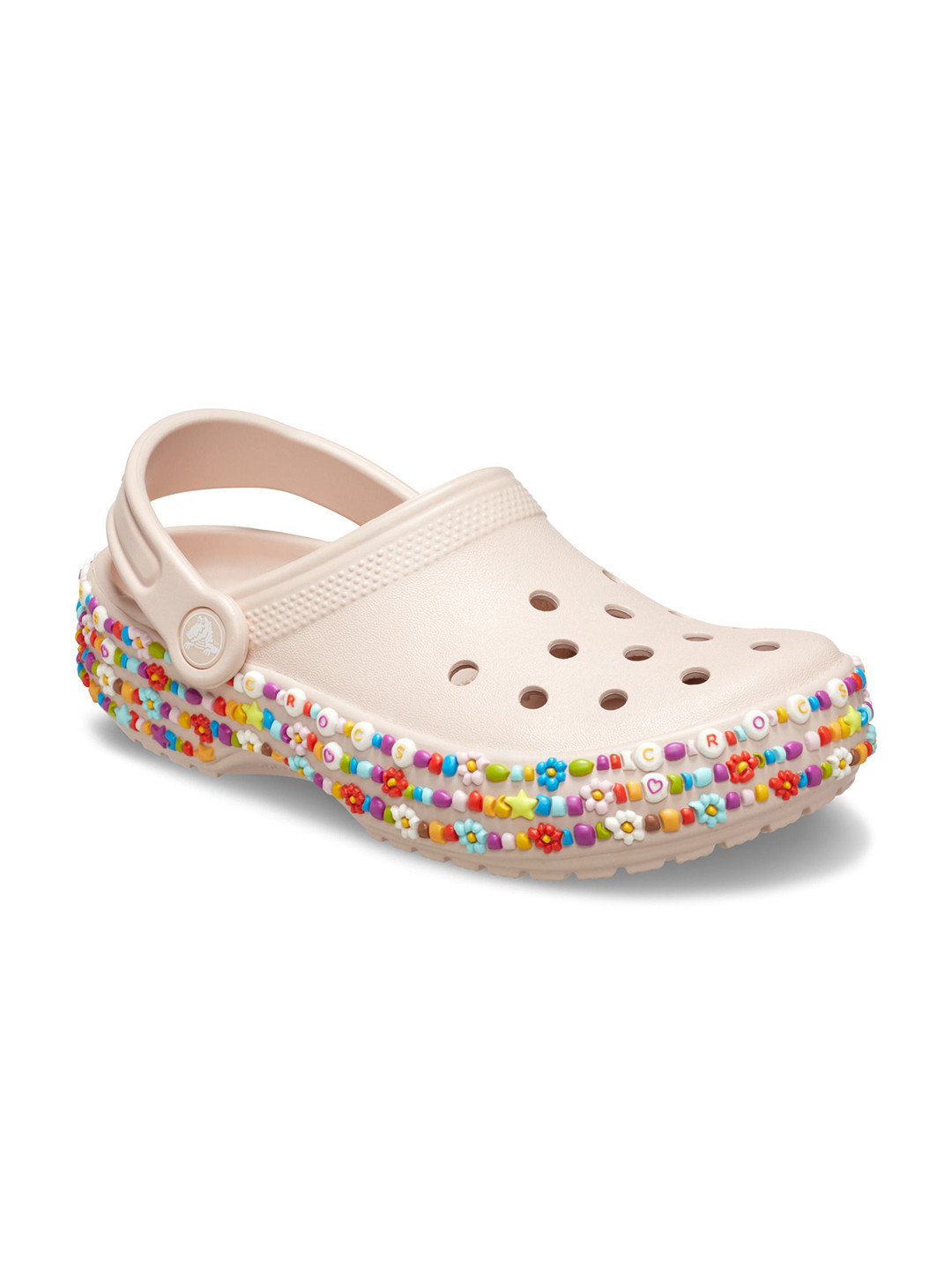 Crocs Kids Self Design Classic Beaded Band Clogs