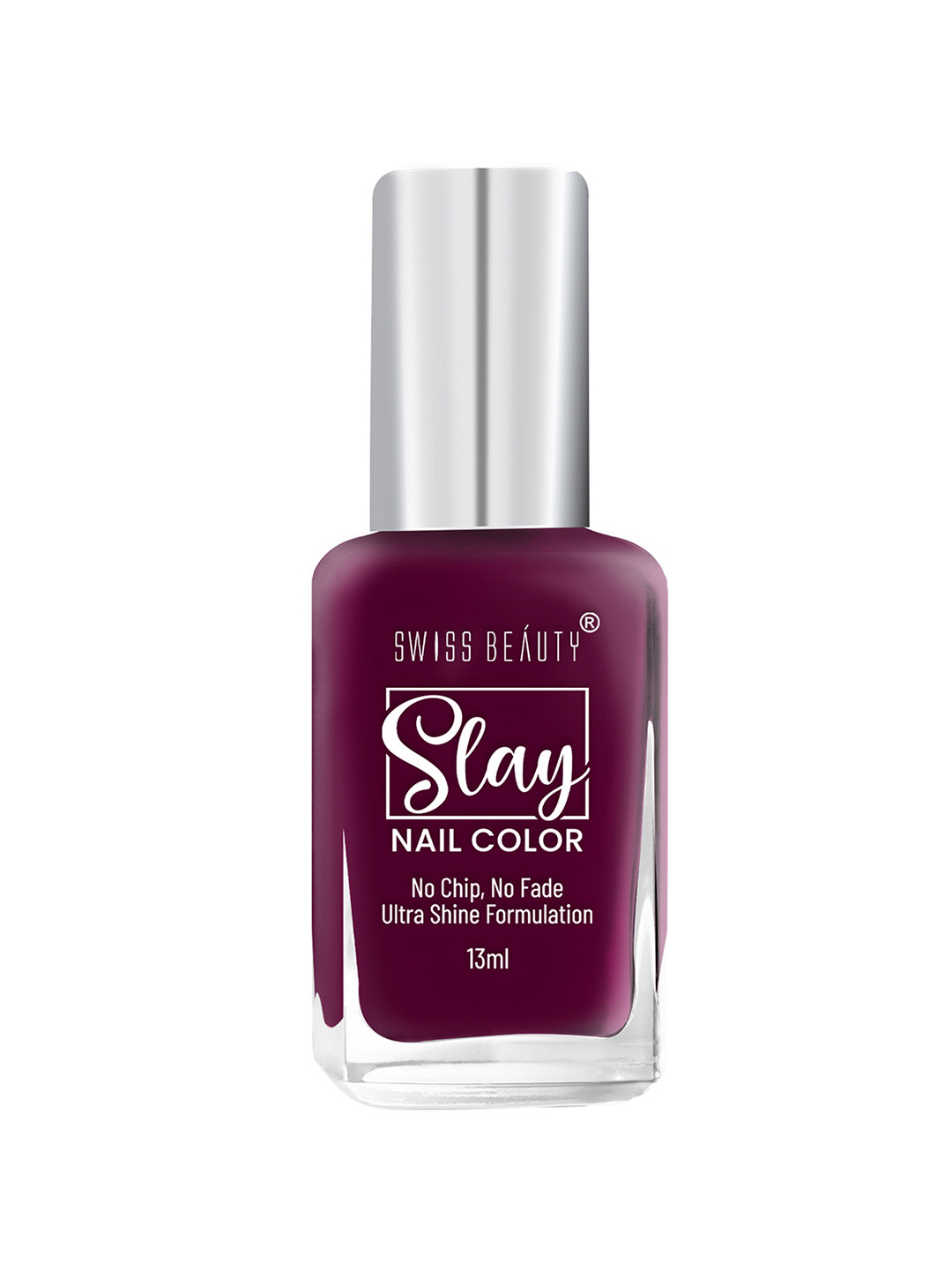 SWISS BEAUTY Slay Quick-Dry Nail Color 13ml - The Purple 86