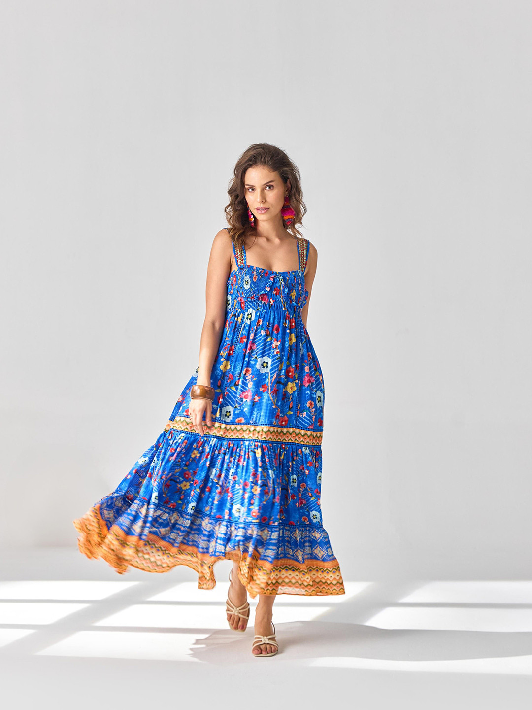 VERB BY PALLAVI SINGHEE Mavis Floral Printed Maxi Dress