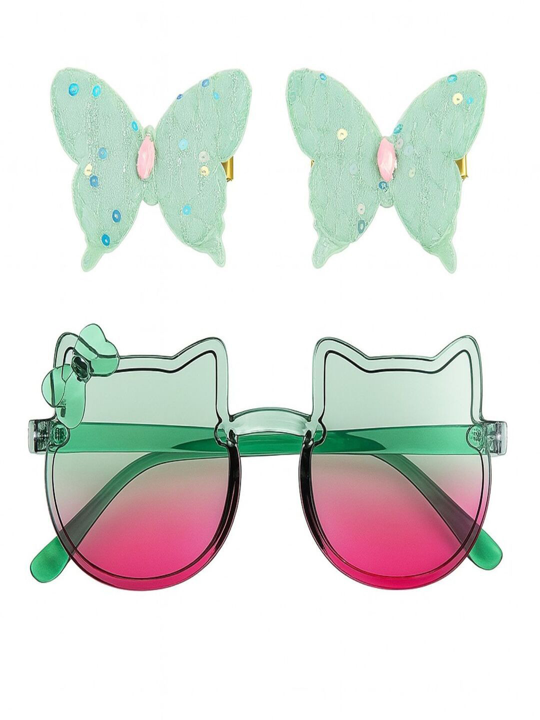 AmazingKarts Women Fashion Cute Bow Hair Clip with Sun Goggles