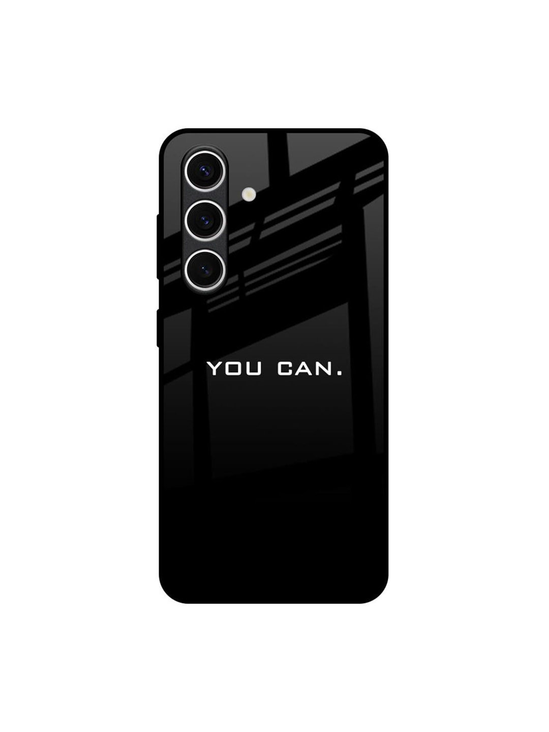 QRIOH You Can Glass Printed Samsung Galaxy S24 FE 5G Silicone Back Case