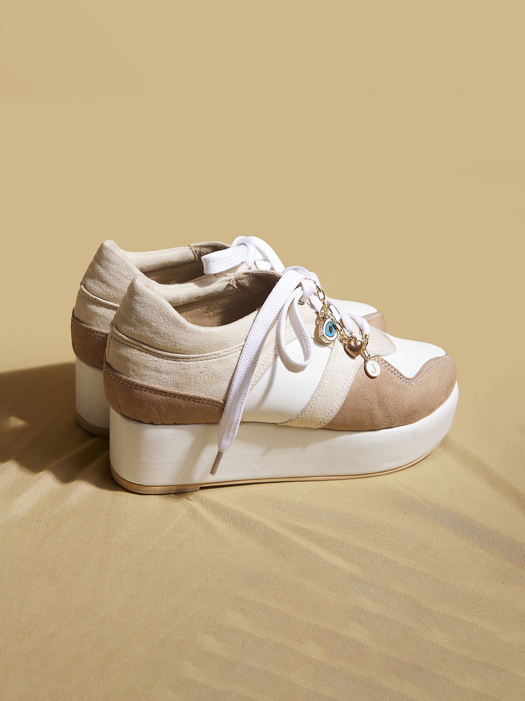 TIESTA Women Colourblocked Chunky Sole Flatforms