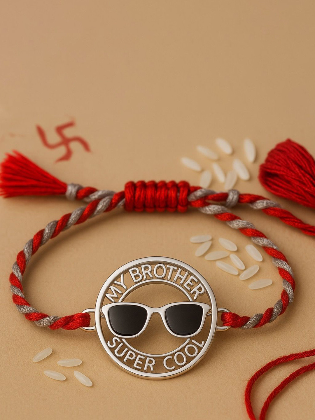 Anushka Jain Jewellery 925 Sterling Silver My Brother Super Cool Thread Rakhi