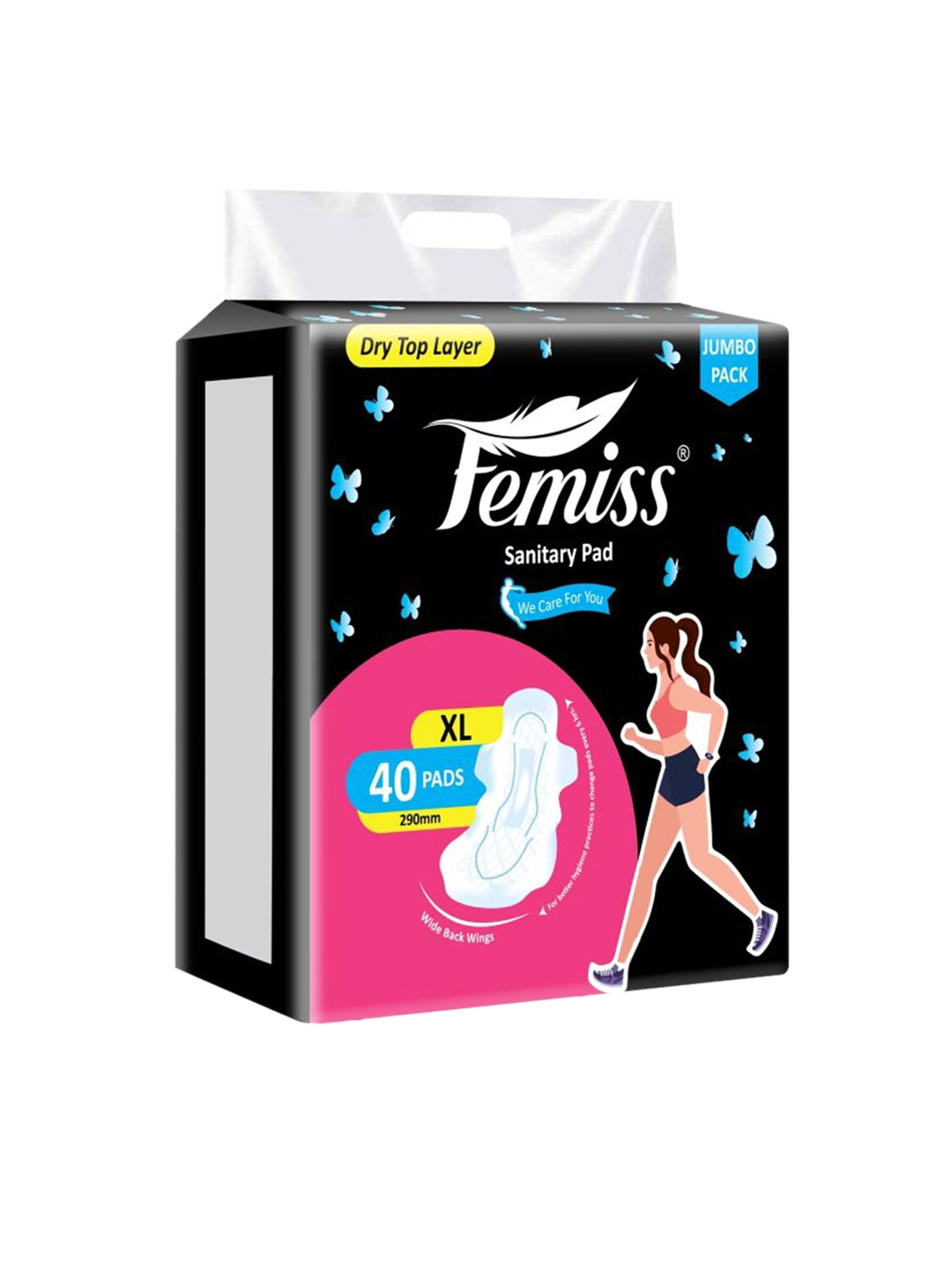 Femiss Leak Proof Sanitary Napkins - XL - 40 Pads