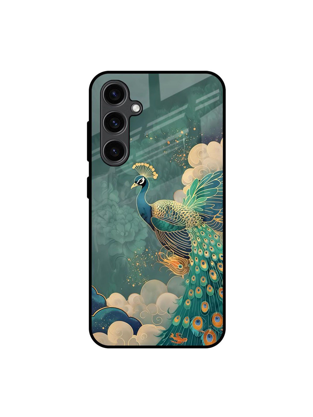 QRIOH Quirky Printed Sleek & Lightweight Silicone SamsungGalaxy S23 FE 5G Glass Back Case