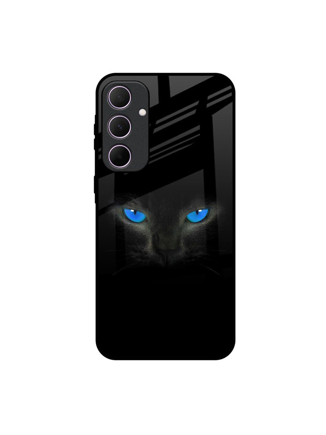 QRIOH Blue Eyes Printed Samsung Galaxy A35 5G Silicone Back Case Mobile Accessories