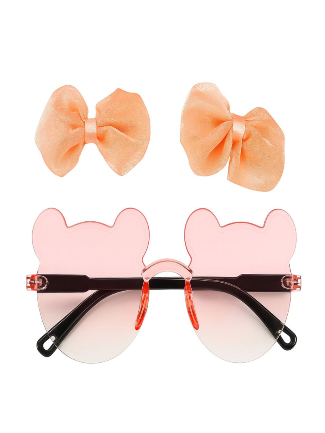 AmazingKarts Girl's Cute Bow Hair Clip with Sun Goggles
