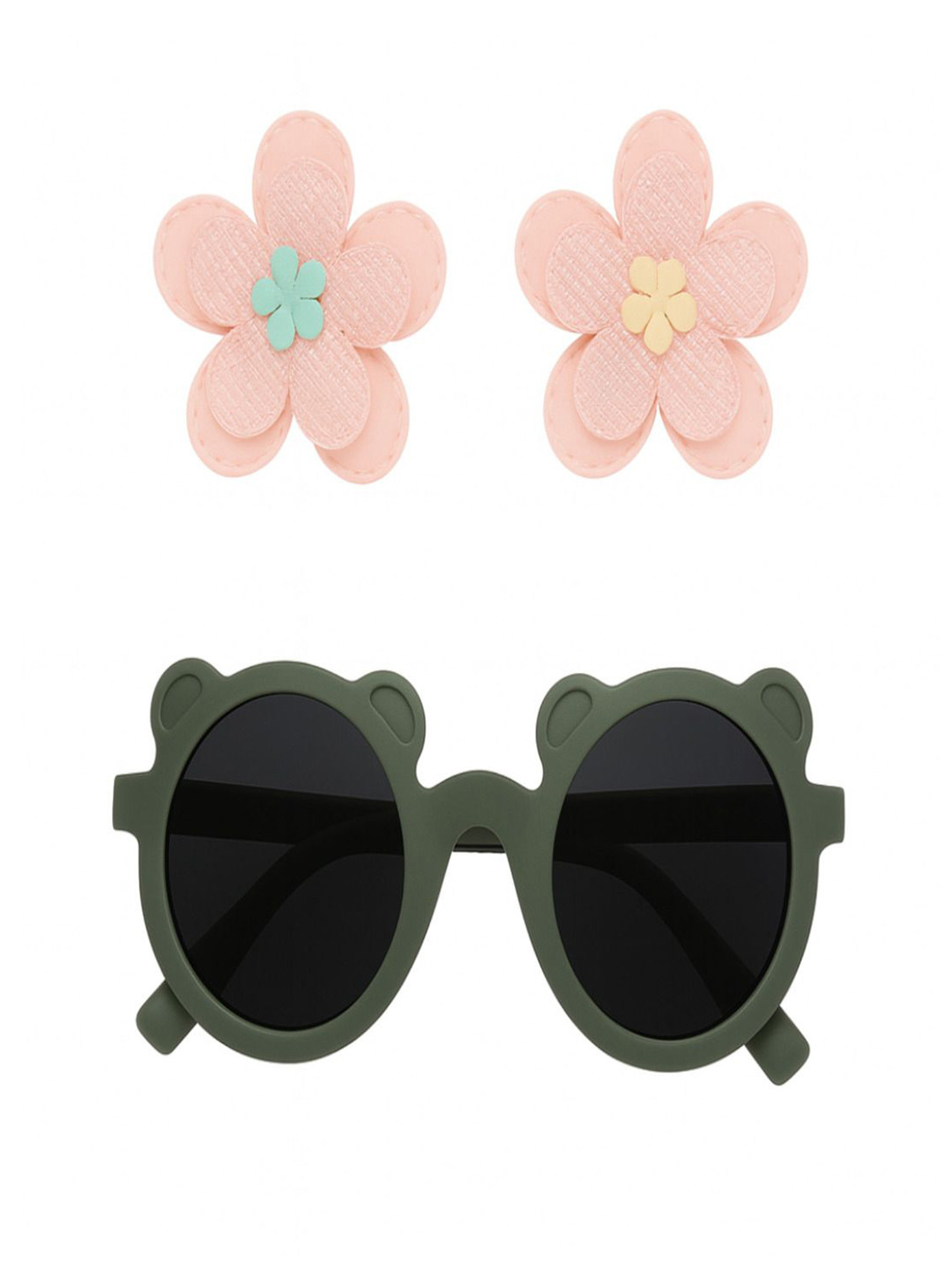 AmazingKarts Girls Alligator Hair Clip with Sun Goggles