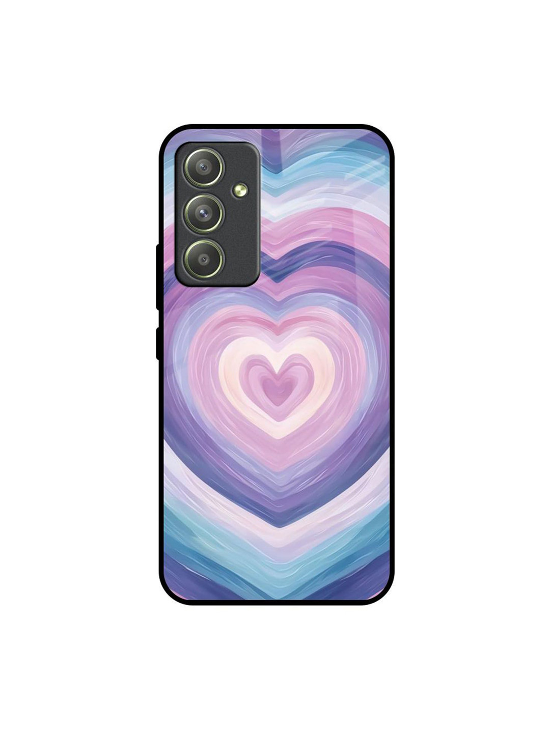 QRIOH Love Splash Printed Lightweight Silicone Samsung Galaxy A54 5G Glass Back Case
