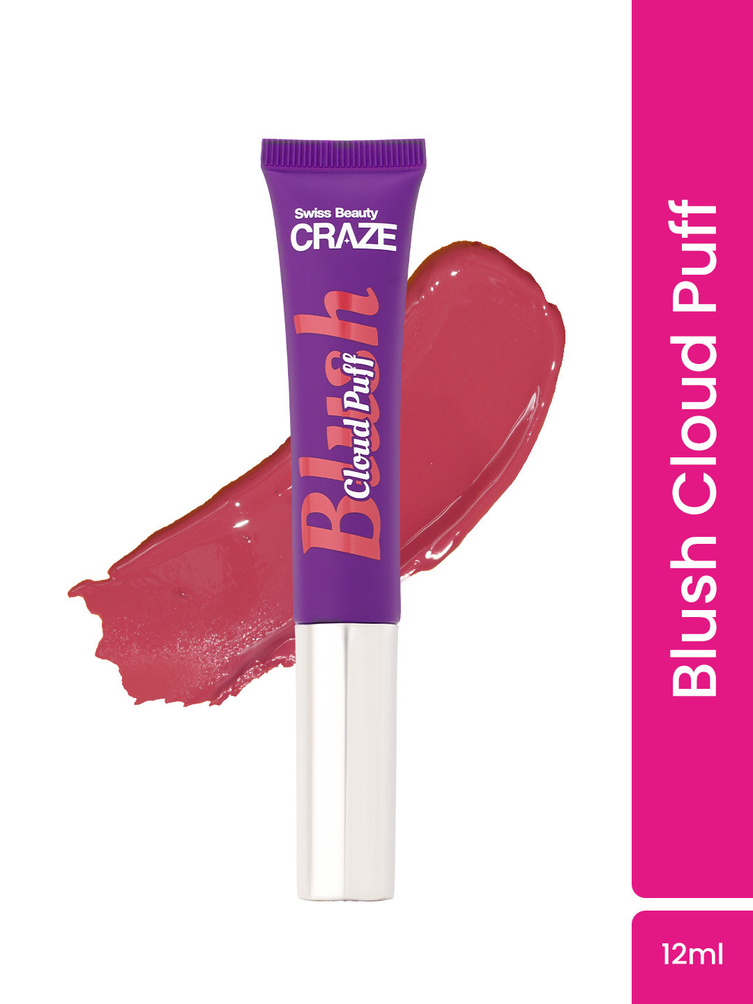 SWISS BEAUTY CRAZE Cloud Puff Blush - 12 ml - Cloud Pink