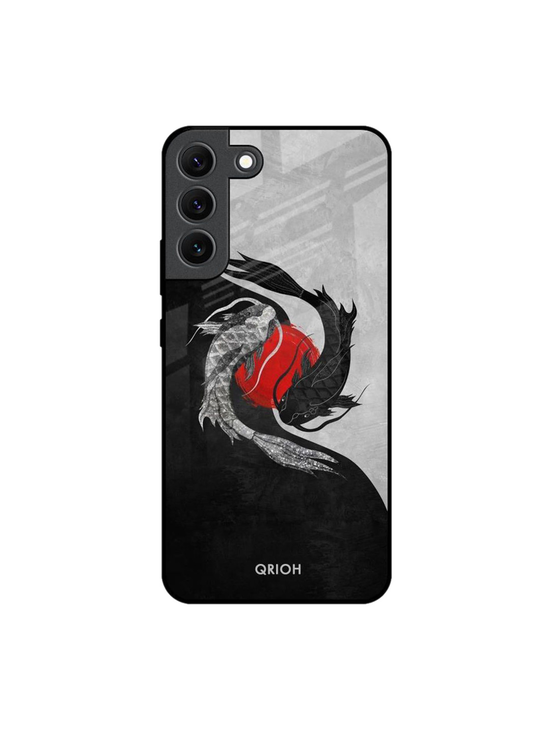 QRIOH Abstract Printed Samsung Galaxy S22 Silicone Back Case