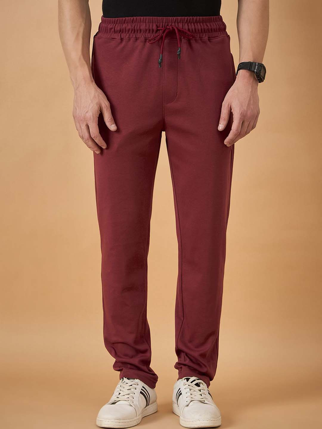THE BEETEL HOUSE Men Cotton Mid Rise Track Pants