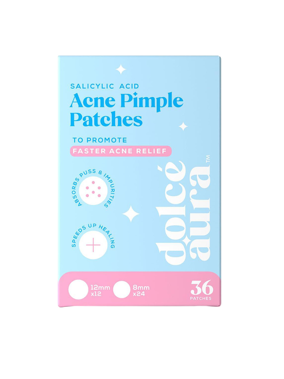 Dolce Aura Acne Pimple Patches With 0.5% Salicylic Acid - 36 Patches